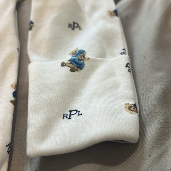 POLO RALPH LAUREN BABY SLEEPER - Picture 4 of 5